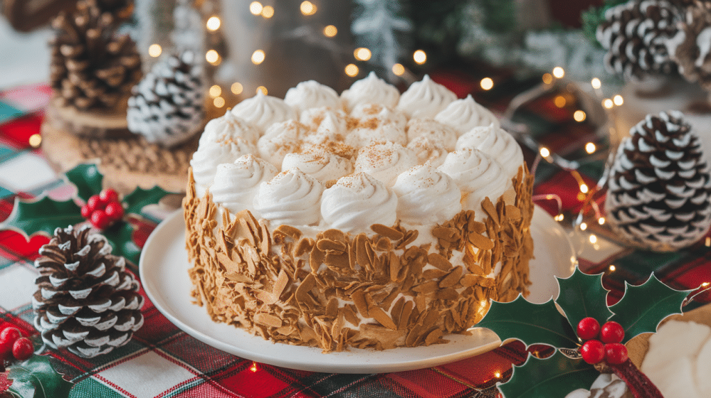 Eggnog Poke Cake