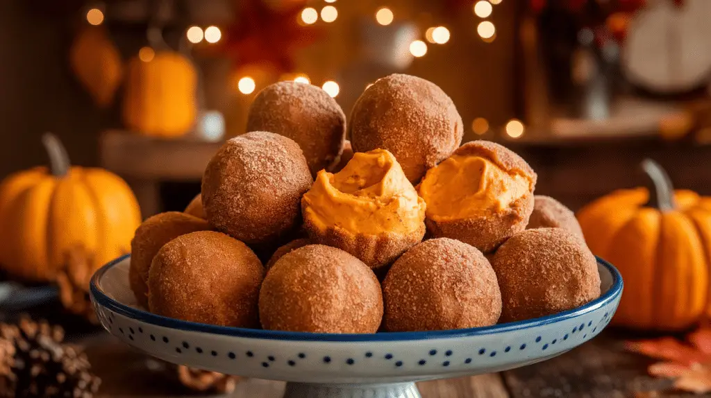 No Bake Pumpkin Cheesecake Balls