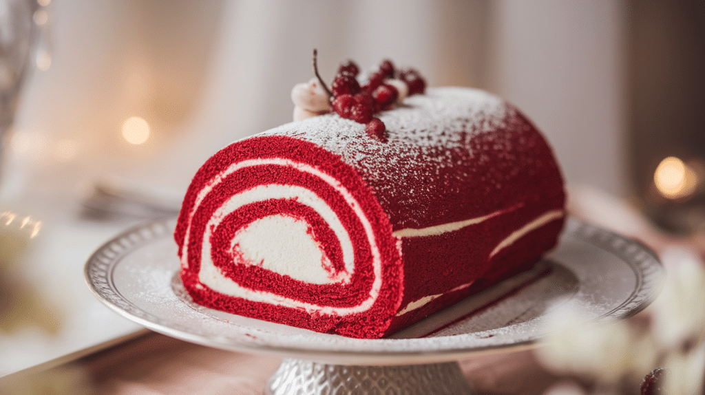 Red Velvet Cake Roll