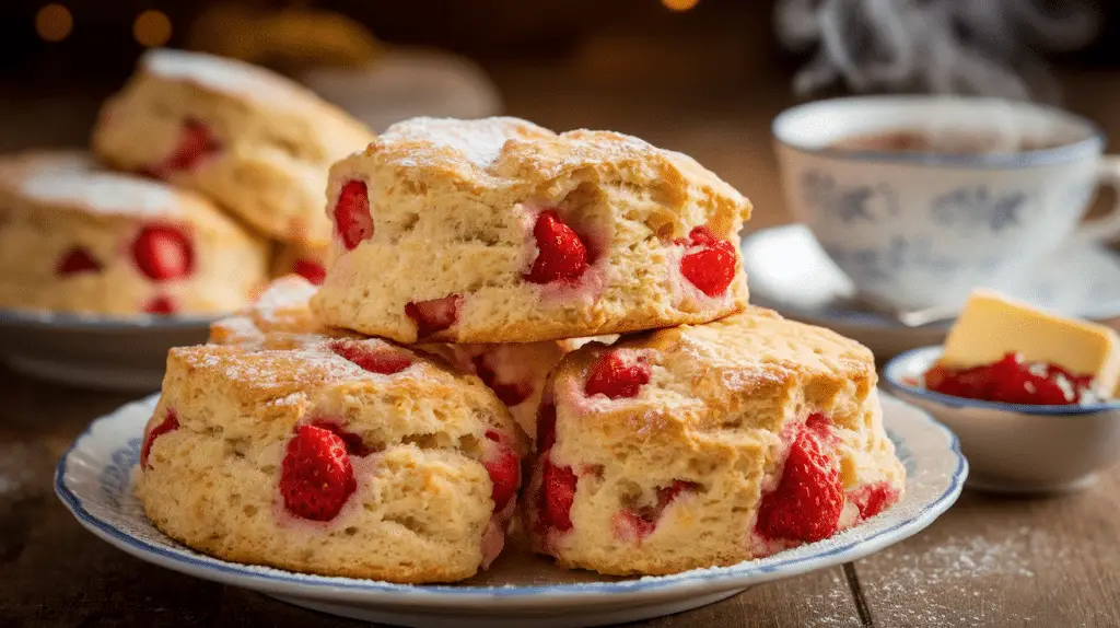 Strawberry Scones