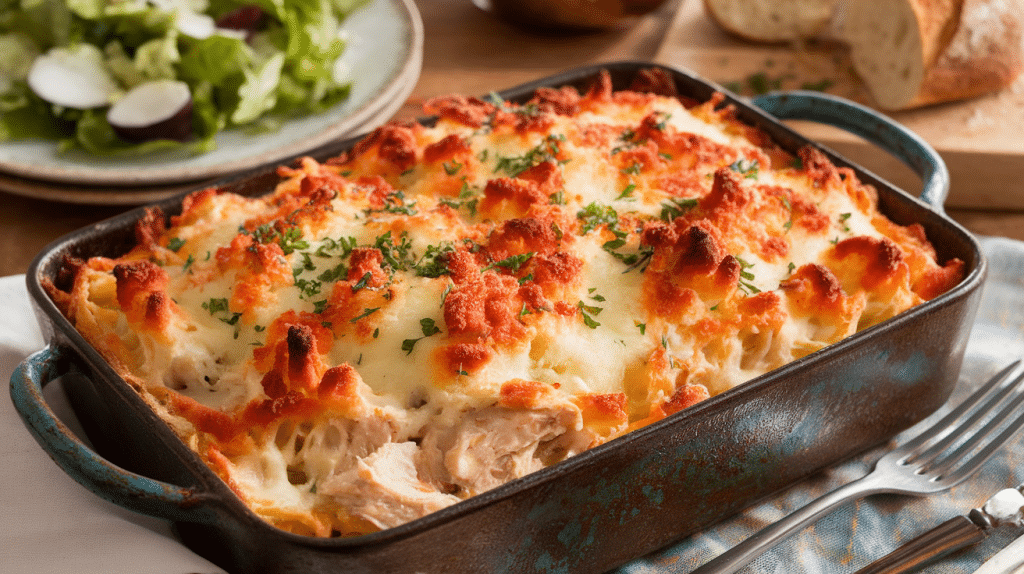 Chicken Alfredo Casserole