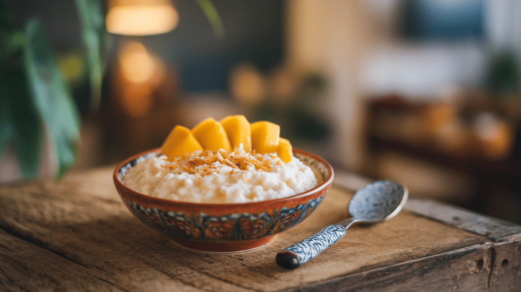 Coconut Milk Rice Pudding