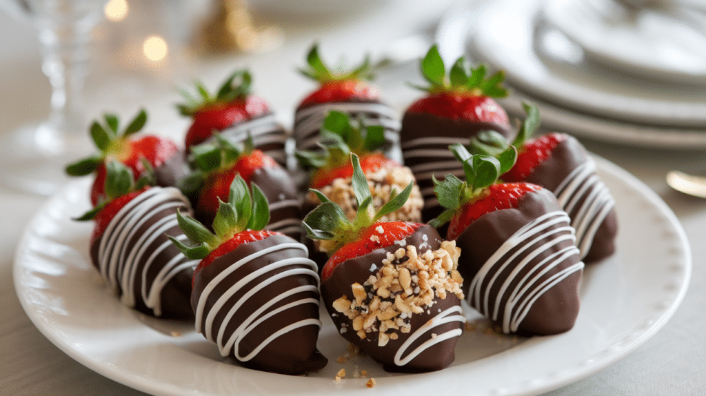 Dark Chocolate-Dipped Strawberries