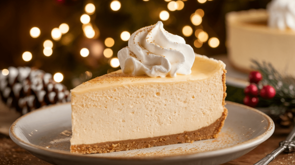 Eggnog Cheesecake