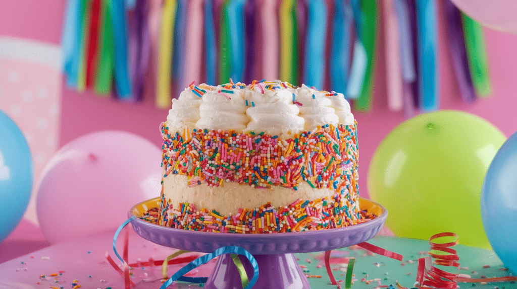 Funfetti Poke Cake