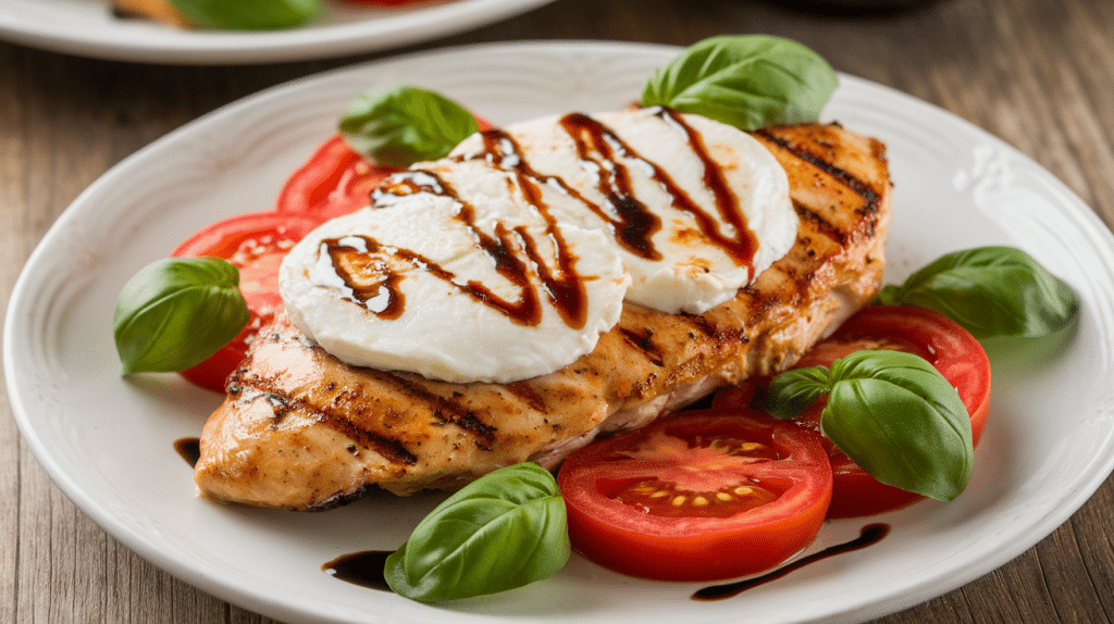 Grilled Chicken Margherita