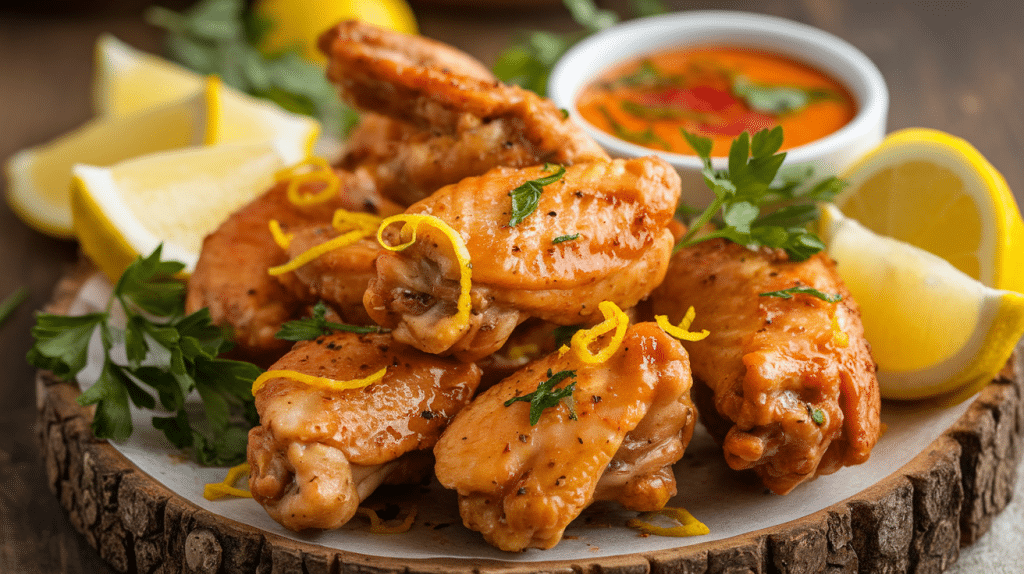 Lemon Pepper Chicken Wings