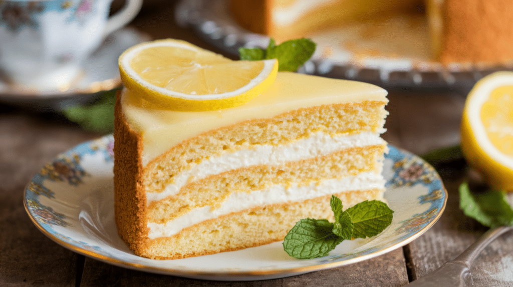 Lemon Sour Cream Cake