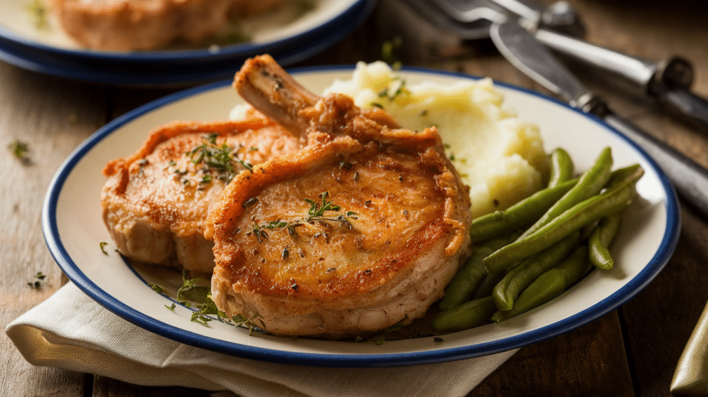 Oven Fried Pork Chops