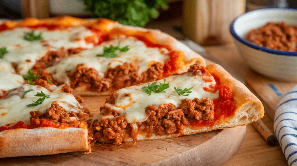 Sloppy Joe Pizza