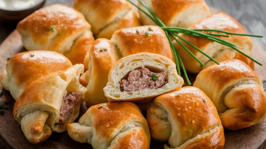 Sausage Cream Cheese Crescent Rolls