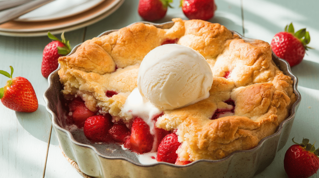 Strawberry Cobbler