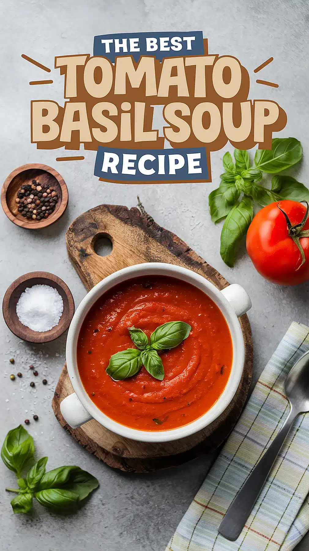 Tomato Basil Soup Recipe