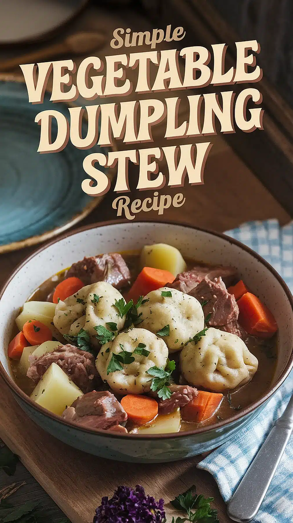 Vegetable Dumpling Stew