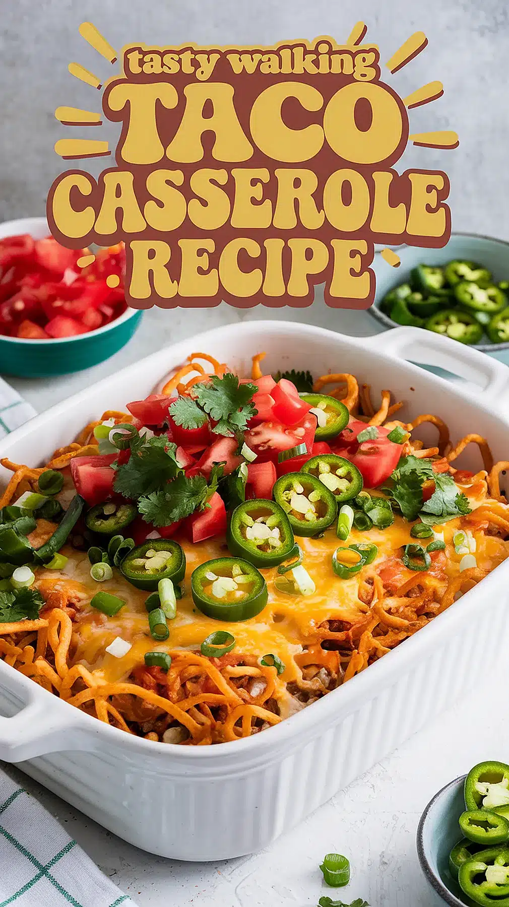 Walking Taco Casserole