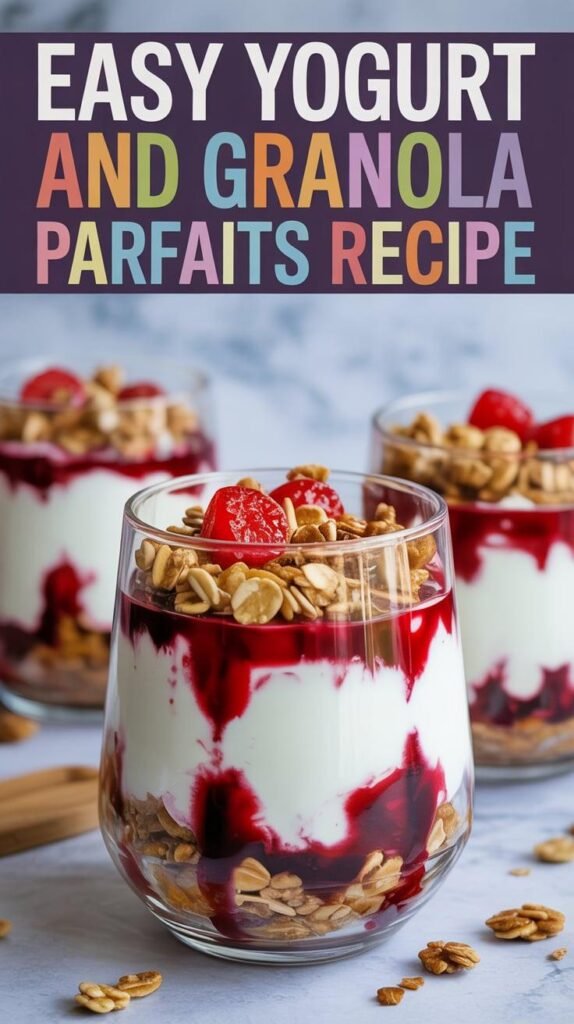 Yogurt and Granola Parfaits