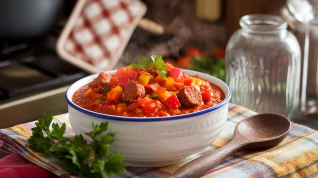 Sausage and Peppers Chili Recipe