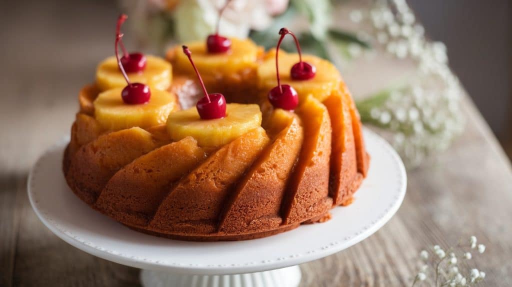 Pineapple Upside Down Bundt Cake