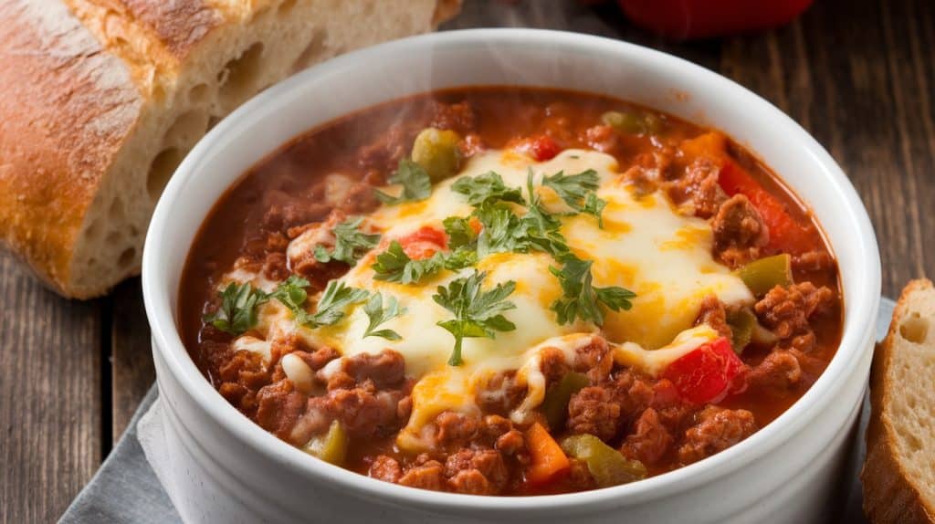 Philly Cheesesteak Chili Recipe