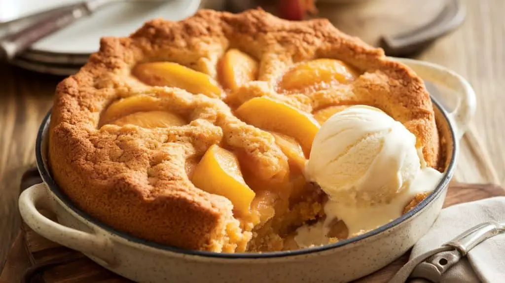 Peach Dump Cake