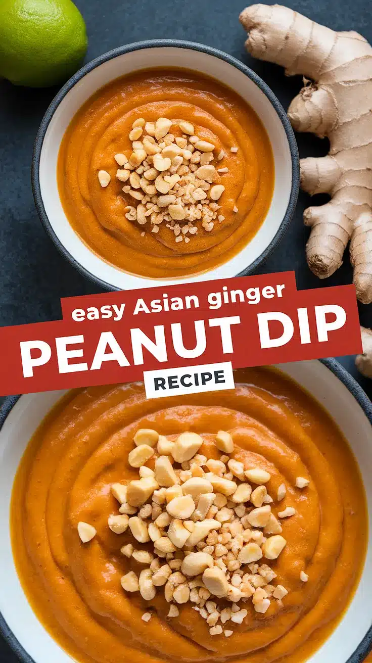 Asian Ginger Peanut Dip 