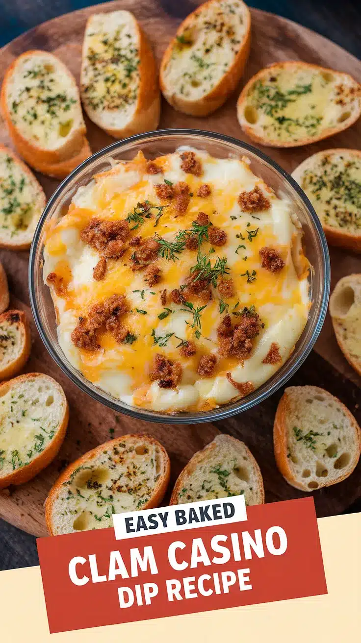 Baked Clam Casino Dip