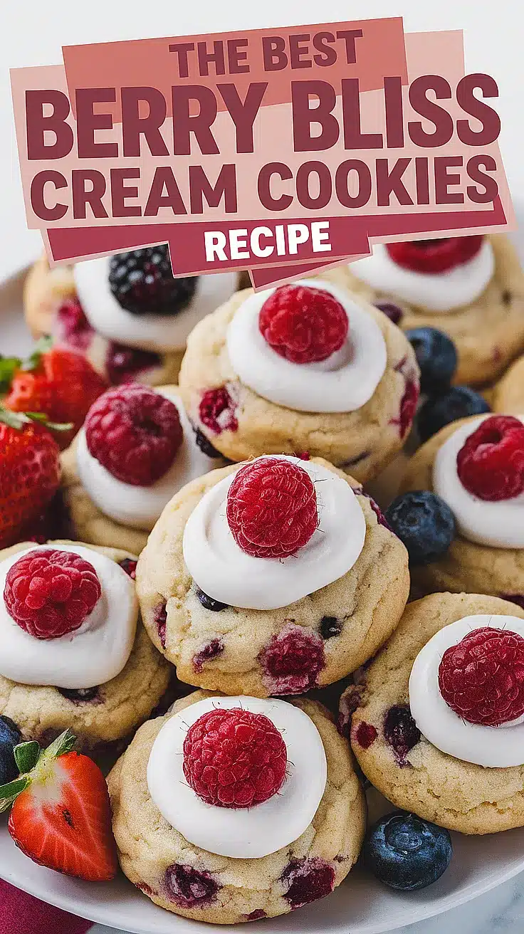 Berry Bliss Cream Cookies