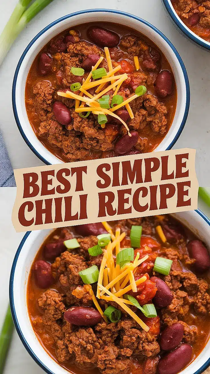 The Best Simple Chili Recipe 