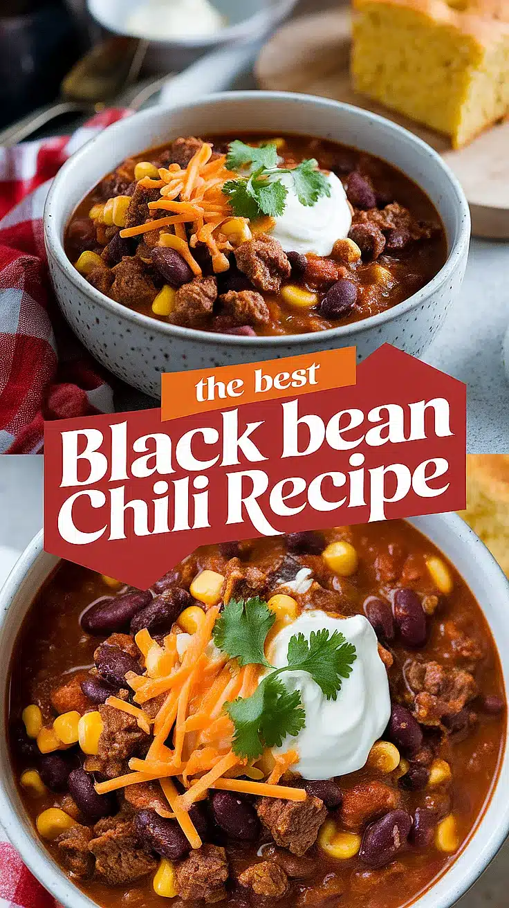 Black Bean Chili Recipe