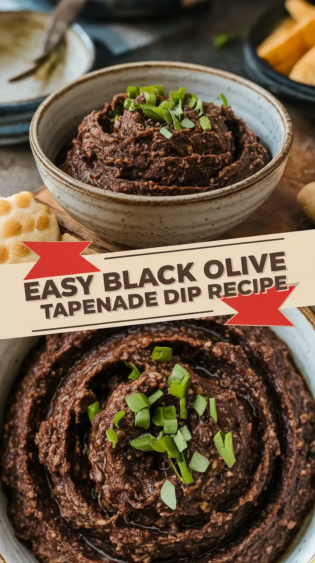 Bold & Savory Black Olive Tapenade Dip