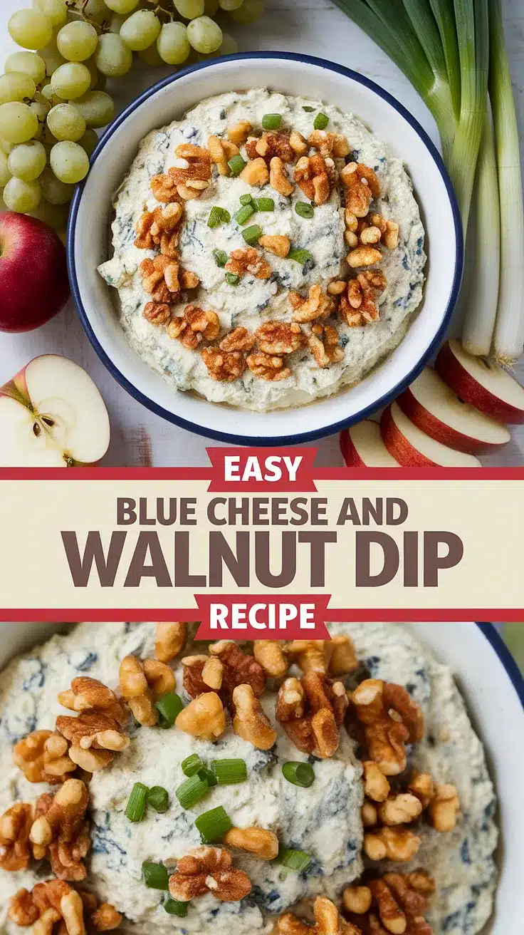 Blue Cheese and Walnut Dip