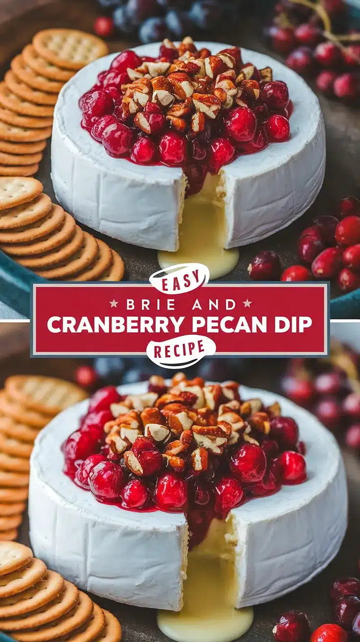 Brie and Cranberry Pecan Dip