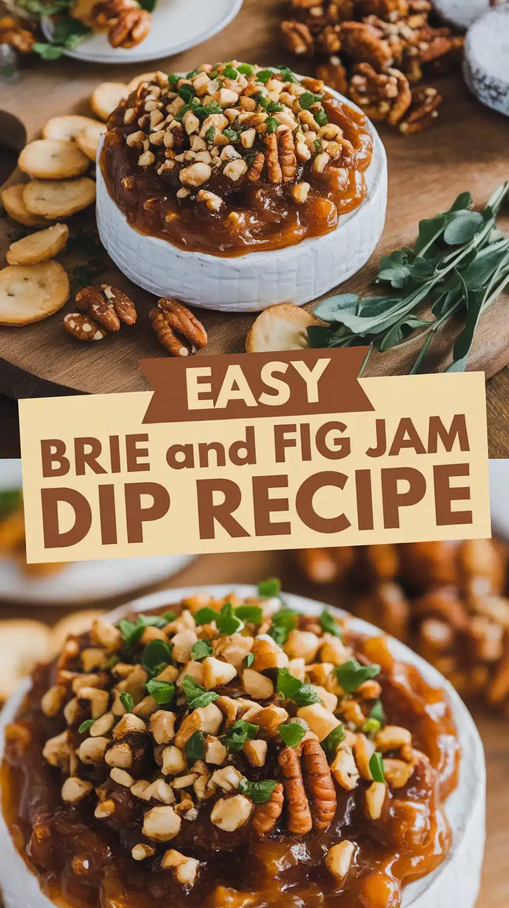 Brie and Fig Jam Dip