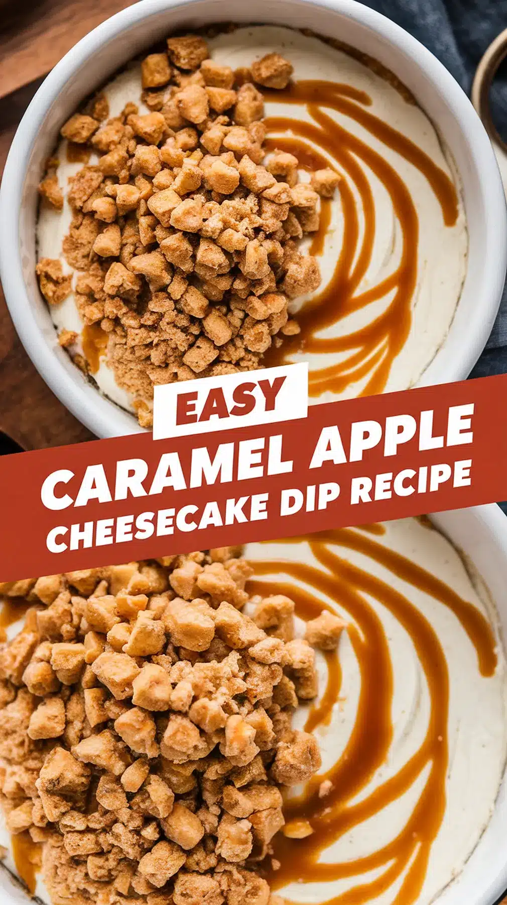 Caramel Apple Cheesecake Dip