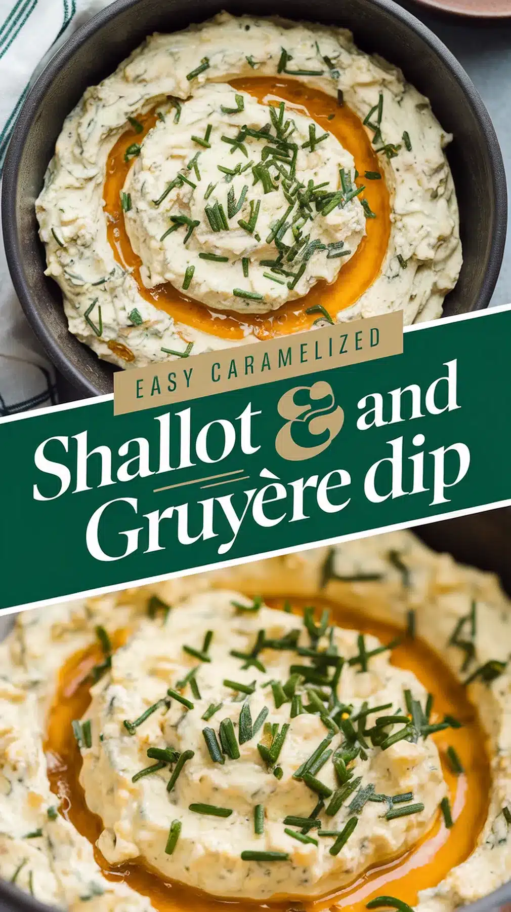 Caramelized Shallot and Gruyère Dip