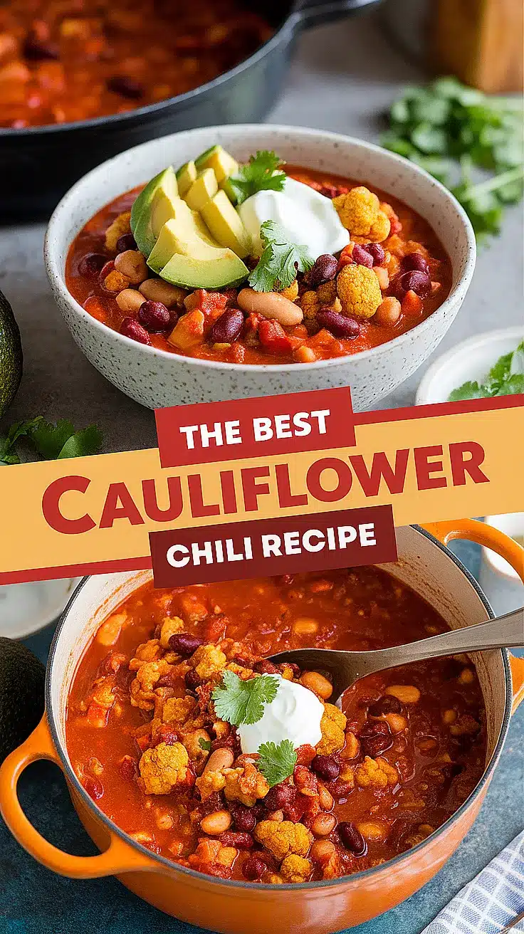 Cauliflower Chili Recipe