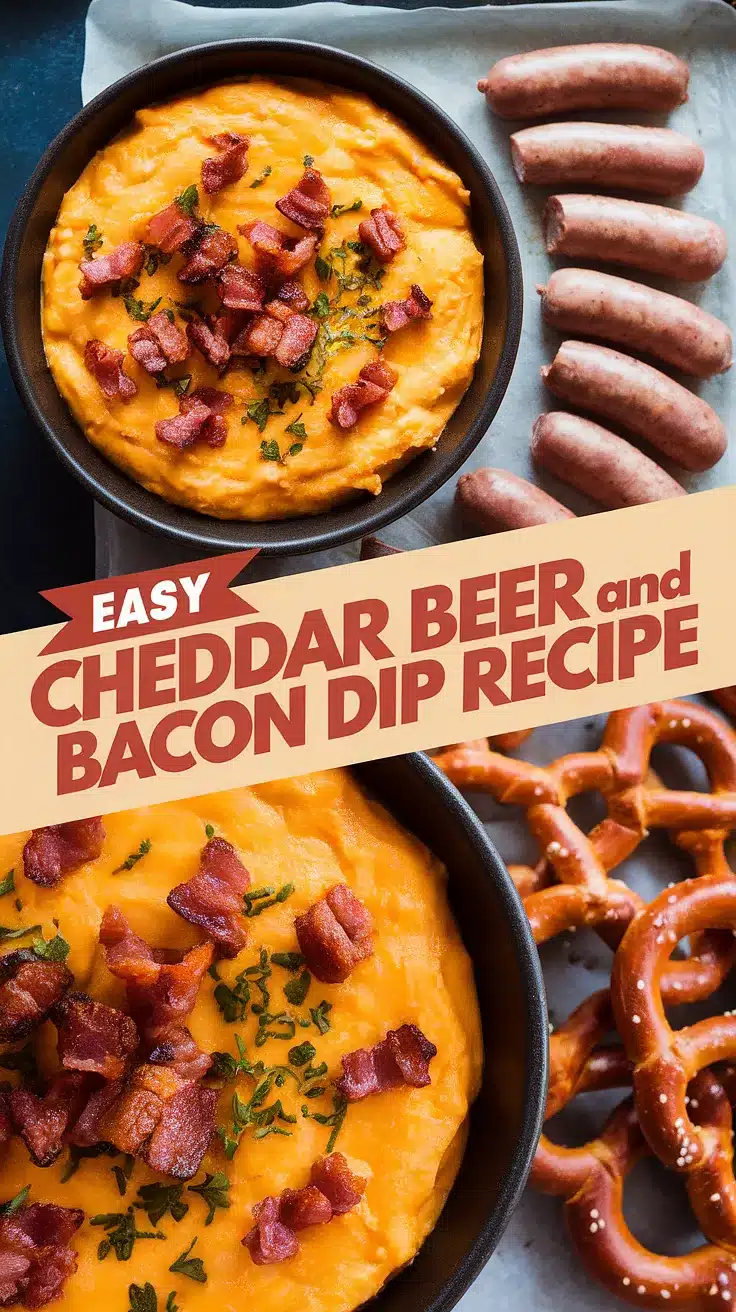 Cheddar Beer and Bacon Dip