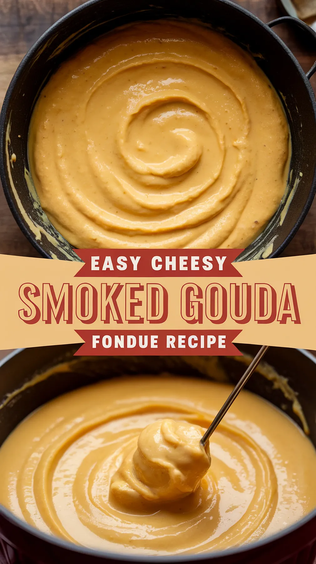 Cheesy Smoked Gouda Fondue