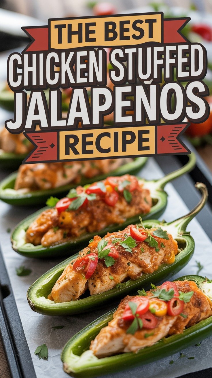 Chicken Stuffed Jalapeños
