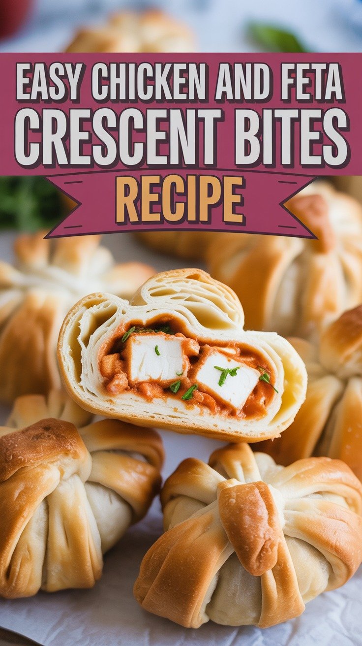 Chicken and Feta Crescent Bites