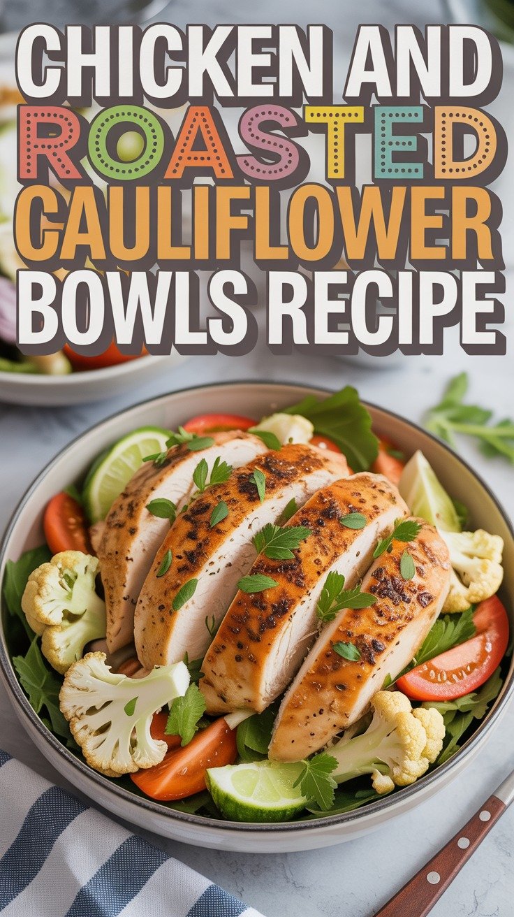 Chicken and Roasted Cauliflower Bowls