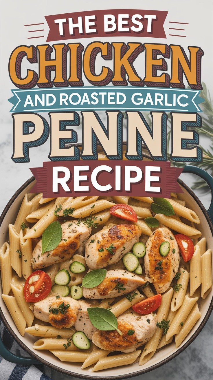 Chicken and Roasted Garlic Penne