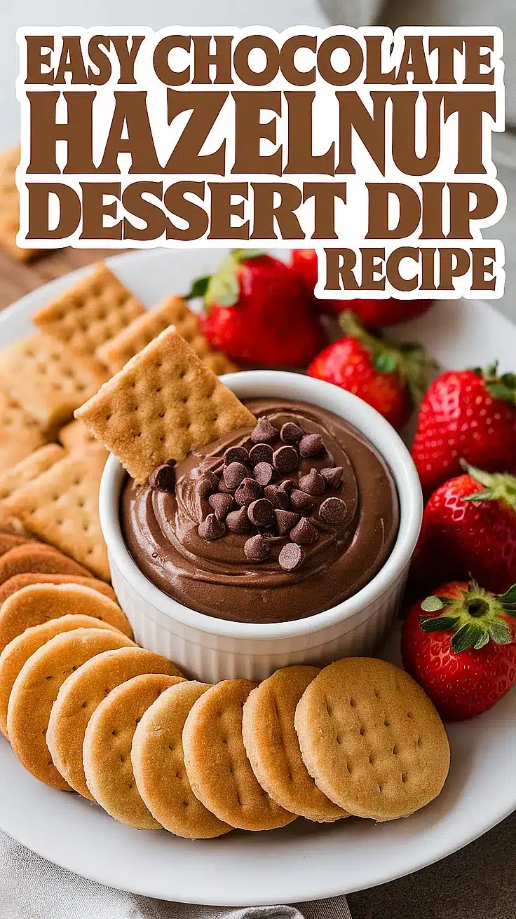 Chocolate Hazelnut Dessert Dip