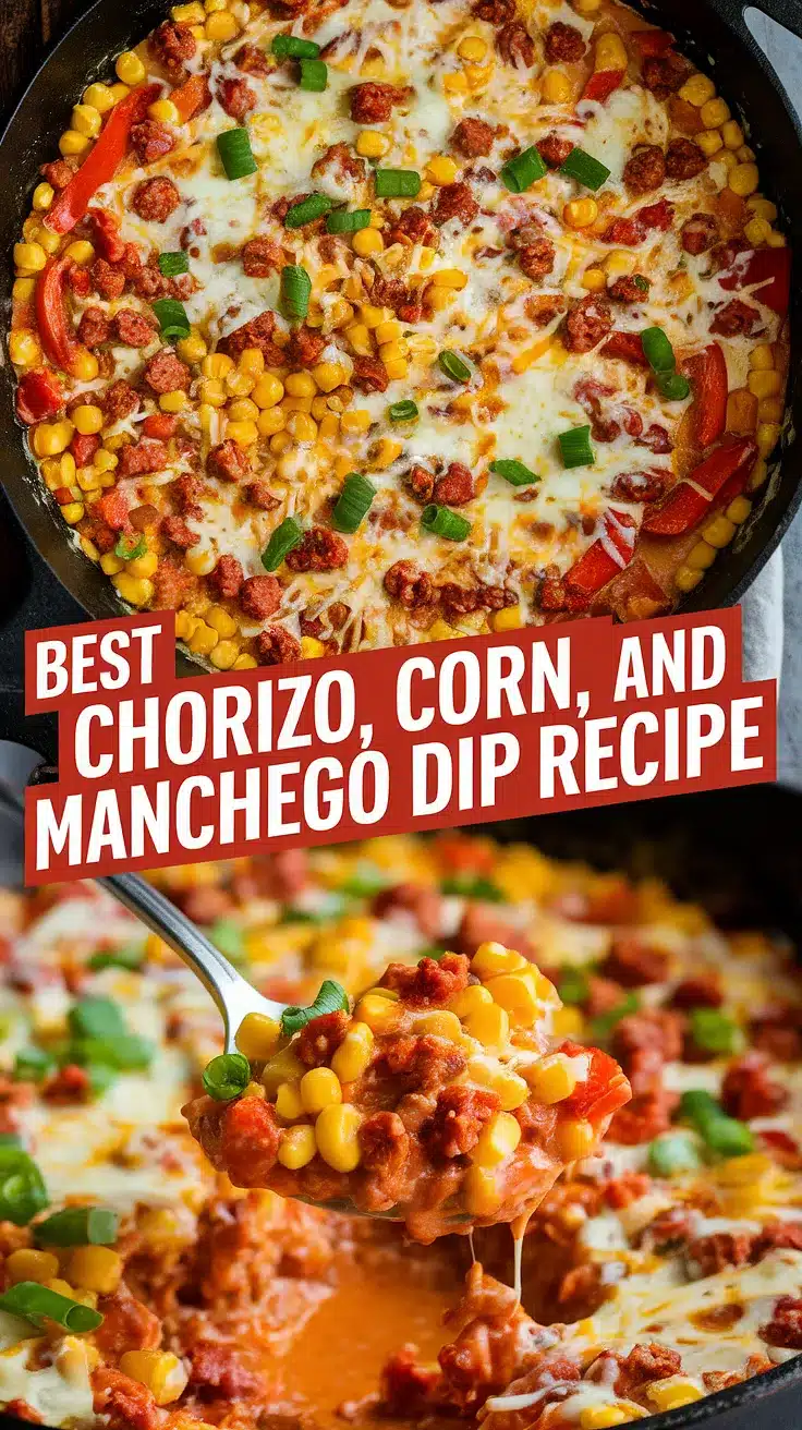 Chorizo, Corn, and Manchego Dip