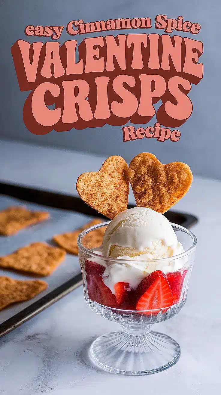 Cinnamon Spice Valentine Crisps