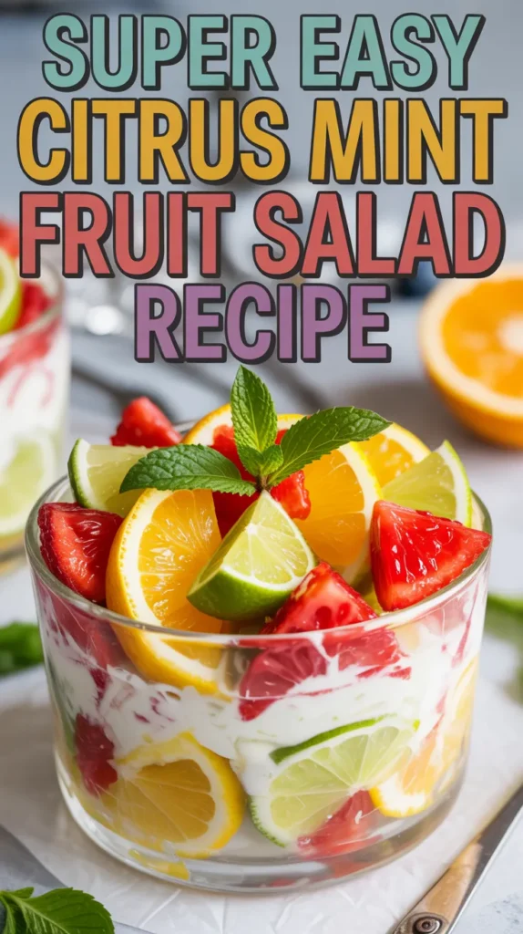 Citrus Mint Fruit Salad
