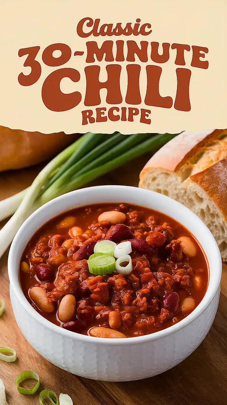 Classic 30-Minute Chili Recipe