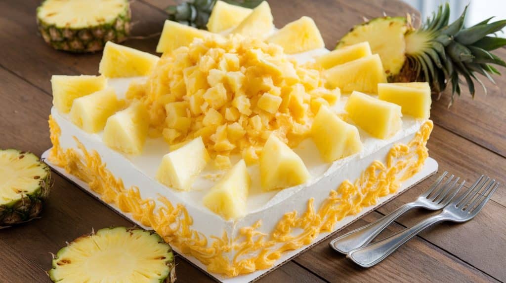 Pineapple Sheet Cake