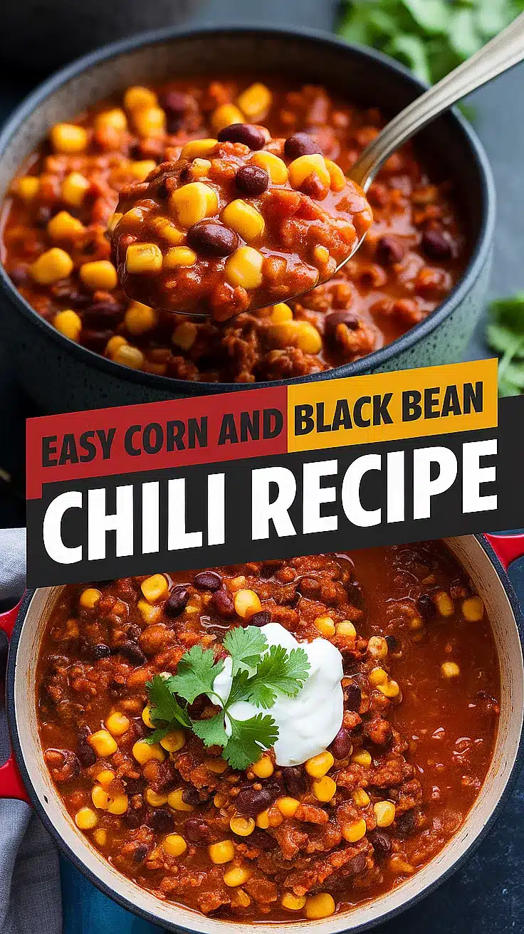 Corn and Black Bean Chili Recipe