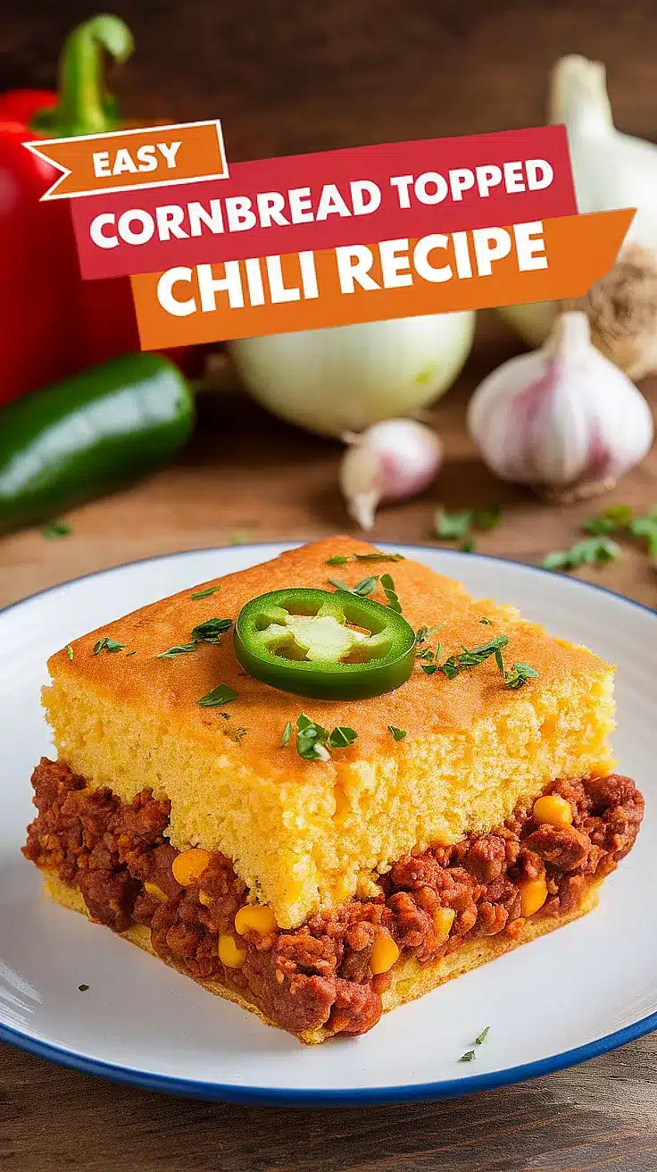 Cornbread Topped Chili Recipe